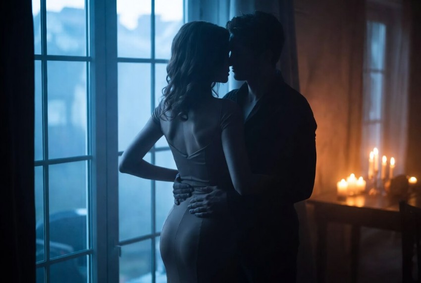 Verf&uuml;hrerisches Paar beim Kennenlernen &ndash; sex date und sicheres dating Erfahrungen Schweiz
