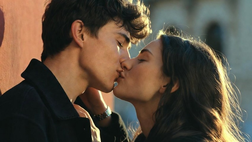 Sinnlicher Kuss beim Sexdating Schweiz &ndash; der perfekte Moment f&uuml;r Slow Sex in einer modernen Situationship.